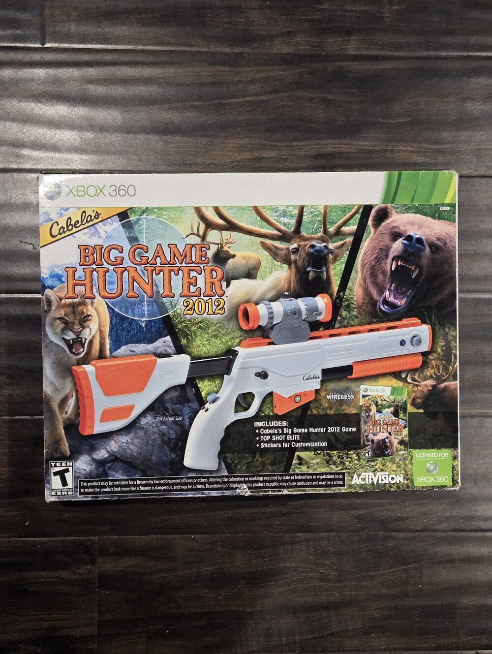 Xbox 360 Cabela's Big Game Hunter Activision New Sealed Box